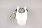 "Gherpe" Lamp, Superstudio (Italian, founded Florence, active 1966–1986), white poly(methyl methacrilate) (PMMA), phenol-formaldehyde (Bakelite) knob and plated metal