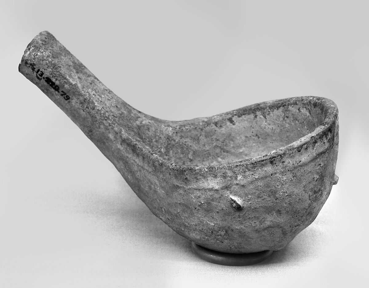 Ladle, Glazed pottery, China 