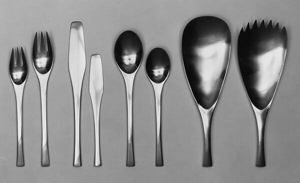 "Odin" Flatware, Jens Quistgaard (Danish, Copenhagen 1919–2008 Vordingborg), Stainless steel 