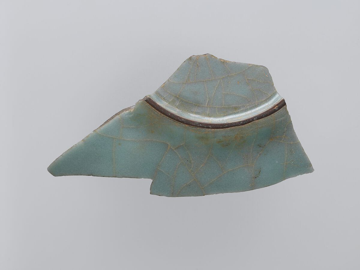 Sherd, Stoneware; Guan ware, China 