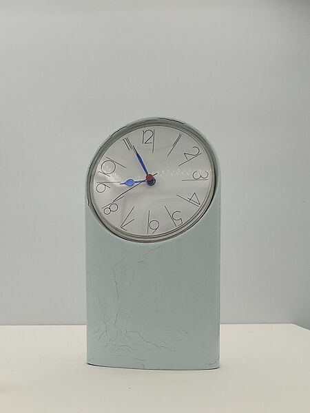 Tantalo Clock, Richard Sapper (German, Munich 1932–2015 Milan), White lacquer 