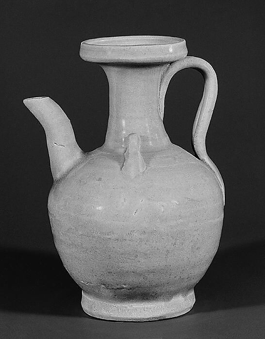 Ewer, Stoneware with celadon glaze (Yue ware), China 