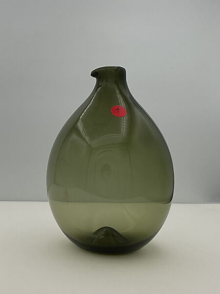 Bottle, Timo Sarpaneva (Finnish, Helsinki 1926–2006 Helsinki), Glass
