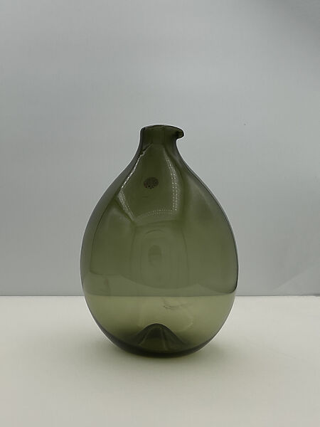 Bottle, Timo Sarpaneva (Finnish, Helsinki 1926–2006 Helsinki), Glass 