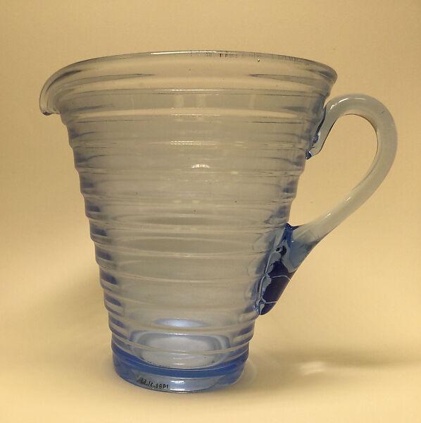 Pitcher, Aino Aalto (Finnish, Helsinki 1894–1949 Helsinki), Glass 