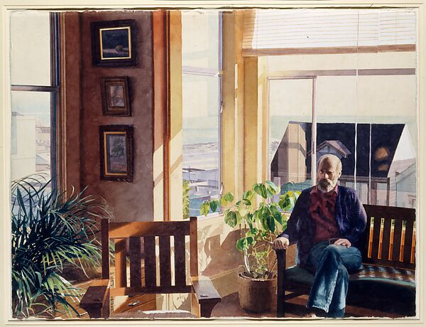 Potrero View, Robert Bechtle (American, San Francisco, California 1932–2020 Berkeley, California), Watercolor on paper 