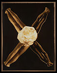 Flower Triptych: Carnation, Amaryllis, Rose, Jimmy DeSana (American, Detroit, Michigan 1949–1990 New York), Silver dye bleach prints
