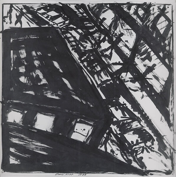 Colossus, David Kapp (American, born 1953), Ink on paper 