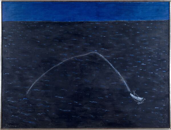 Speedboat's Wake, Milton Avery (American, Altmar, New York 1885–1965 New York), Oil on canvas 