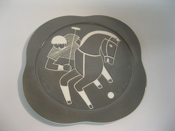 Plate, Waylande Gregory (American, Baxter Springs, Kansas 1905–1971 Warren Township, New Jersey), Glazed ceramic 