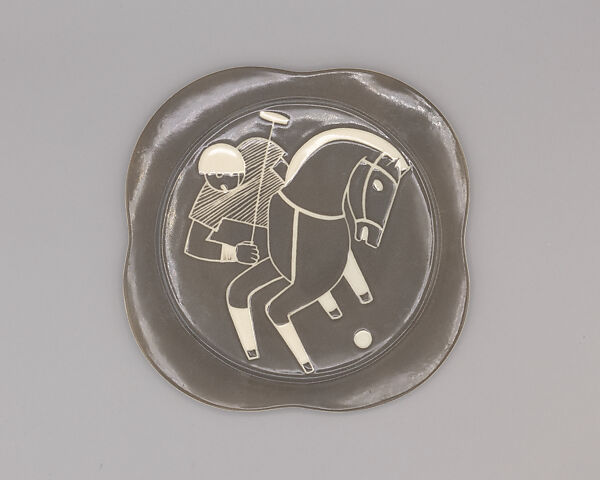 Plate, Waylande Gregory (American, Baxter Springs, Kansas 1905–1971 Warren Township, New Jersey), Glazed ceramic 