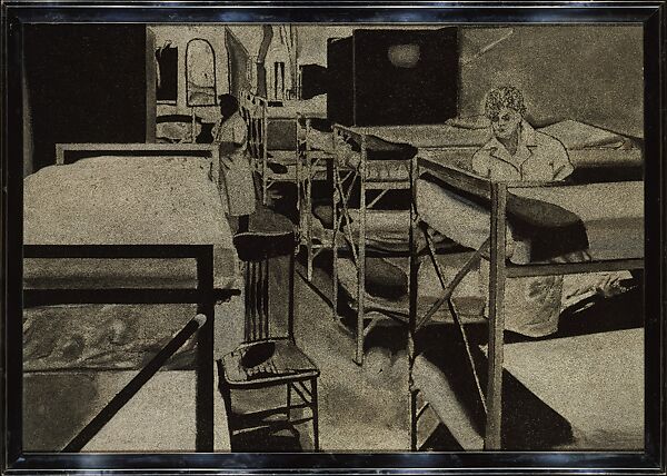 Men's Dormitory, Richard Artschwager (American, Washington, D.C. 1923–2013 Albany, New York), Acrylic on cardboard 
