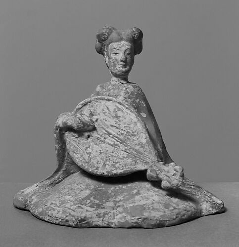 Female musician with lute