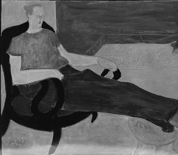 Artist at Rest, Sally Michel Avery (American, Brooklyn, New York 1902–2003 New York), Oil on canvas board 