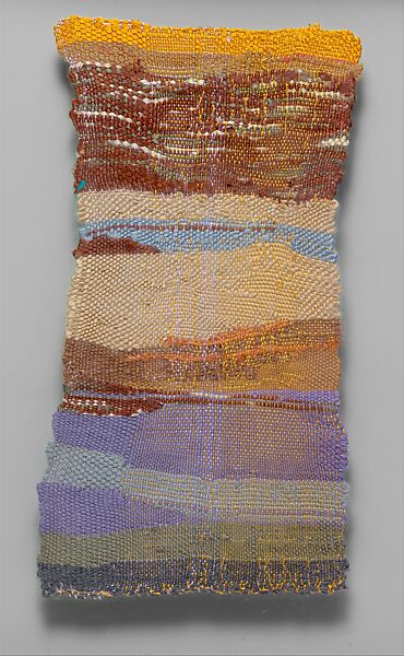 Bonsai Tapestry, Sheila Hicks (American, born Hastings, Nebraska, 1934), Cotton, rayon 