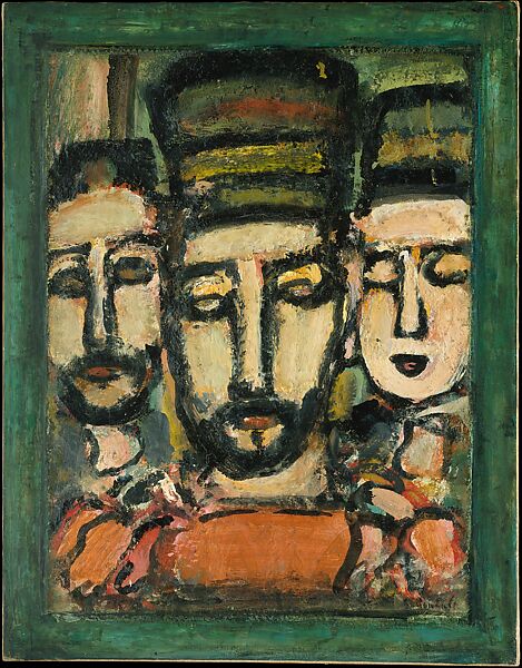 Three Judges, Georges Rouault (French, Paris 1871–1958 Paris), Oil on canvas 