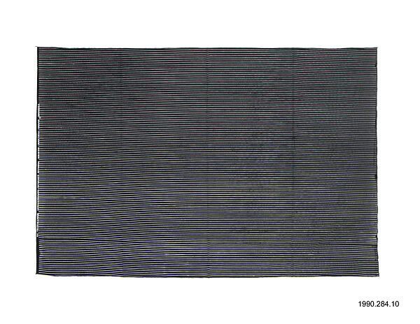 "Ohutraita" Textile Sample, Vuokko Eskolin-Nurmesniemi (Finnish, born 1930), Cotton 