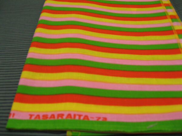 "Tasaraita" Textile Sample, Vuokko Eskolin-Nurmesniemi (Finnish, 1930–2026), Cotton