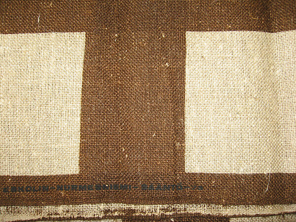 "Sääntö" Textile Sample, Vuokko Eskolin-Nurmesniemi (Finnish, 1930–2026), Burlap (need to confirm medium, previously labeled cotton)