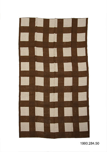 "Sääntö" Textile Sample, Vuokko Eskolin-Nurmesniemi (Finnish, born 1930), Burlap (need to confirm medium, previously labeled cotton) 