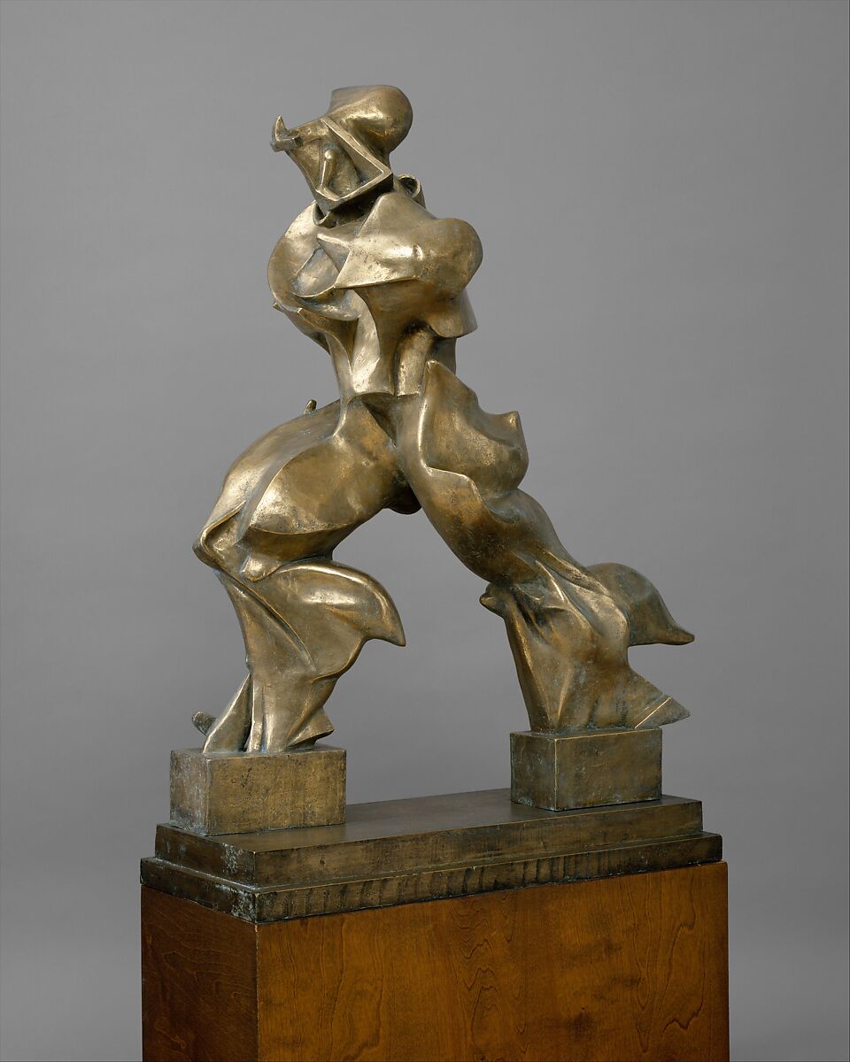 Unique Forms of Continuity in Space, Umberto Boccioni (Italian, Reggio 1882–1916 Sorte), Bronze 