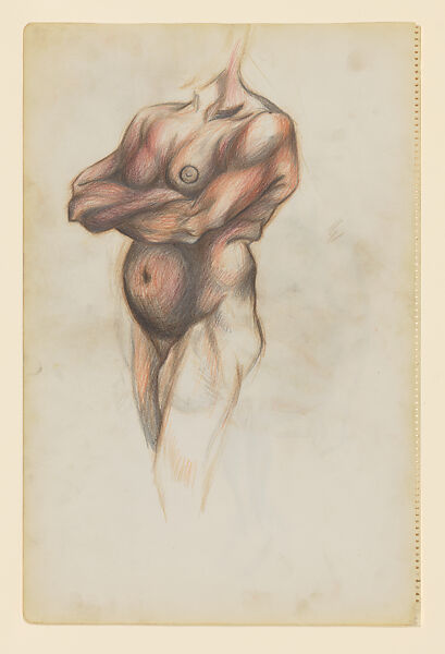 Untitled, Jackson Pollock (American, Cody, Wyoming 1912–1956 East Hampton, New York), Graphite and colored pencils on paper