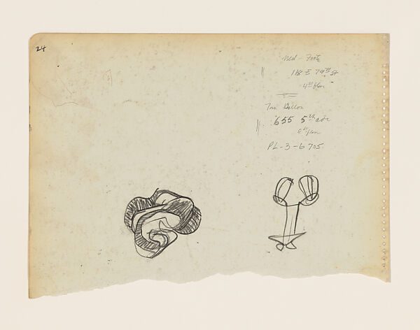 Untitled, Jackson Pollock (American, Cody, Wyoming 1912–1956 East Hampton, New York), Colored pencil on paper 