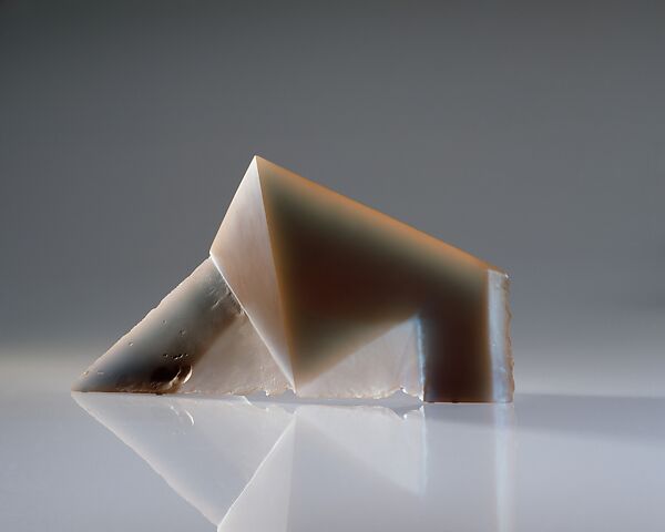 Table Laid for a Bride, Stanislav Libensky (Czech, 1921–2002), Cast safrin glass