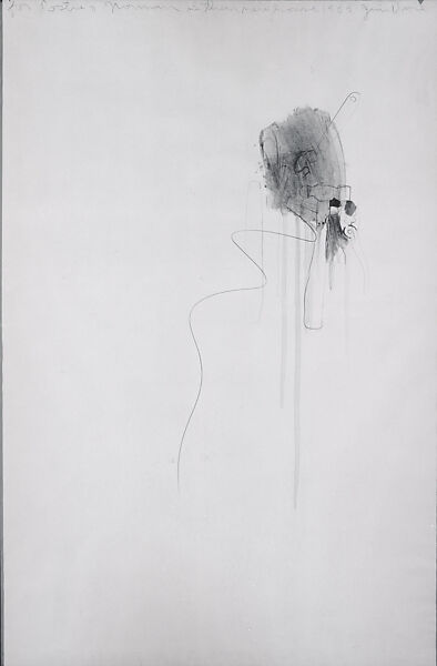 Summer Tools, Jim Dine (American, born Cincinnati, Ohio, 1935), Graphite and watercolor on paper 