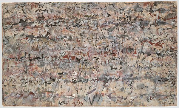 Autumn Field, Mark Tobey (American, Centerville, Wisconsin 1890–1976 Basel), Tempera on paper 