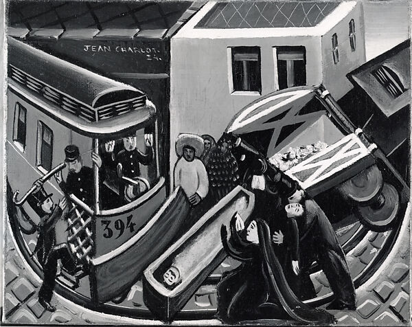 The Accident, Jean Charlot (French, Paris 1898–1979 Honolulu, Hawaii), Oil on canvas