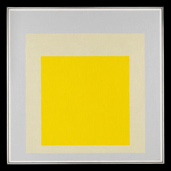 Homage to the Square: Frontal-Forward, Josef Albers (American (born Germany), Bottrop 1888–1976 New Haven, Connecticut), Oil on Masonite 