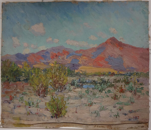 Desert Mountain, New Mexico, Houghton Cranford Smith (American, Arlington, New Jersey 1887–1983 New York, New York), Oil on canvas 