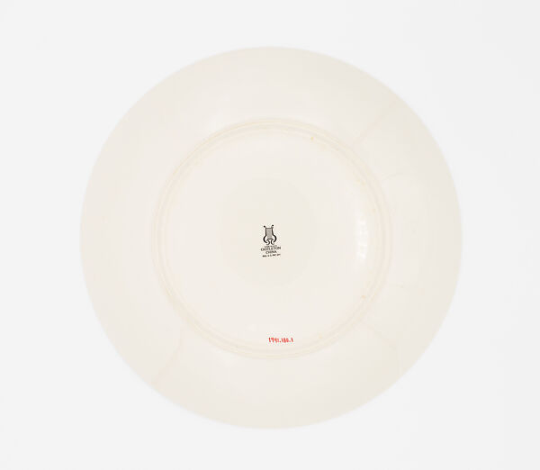 "Museum" Dinner Plate, Eva Zeisel (American (born Hungary), Budapest 1906–2011 New York City, New York), Porcelain