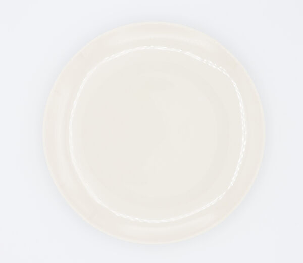 "Museum" Dinner Plate, Eva Zeisel (American (born Hungary), Budapest 1906–2011 New York City, New York), Porcelain 