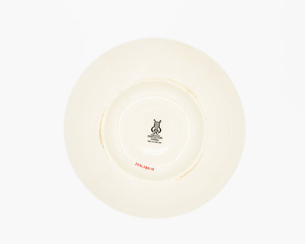 "Museum" Saucer, Eva Zeisel (American (born Hungary), Budapest 1906–2011 New York City, New York), Porcelain