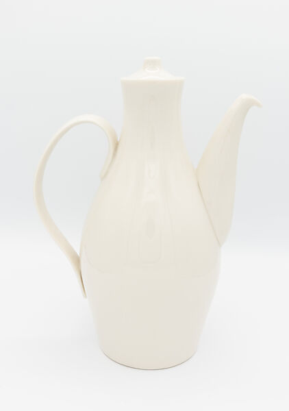 "Museum" Coffee Pot, Eva Zeisel (American (born Hungary), Budapest 1906–2011 New York City, New York), Porcelain 