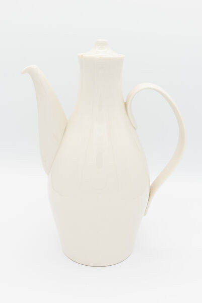 "Museum" Coffee Pot, Eva Zeisel (American (born Hungary), Budapest 1906–2011 New York City, New York), Porcelain