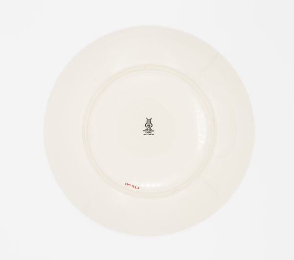 "Museum" Dinner Plate, Eva Zeisel (American (born Hungary), Budapest 1906–2011 New York City, New York), Porcelain