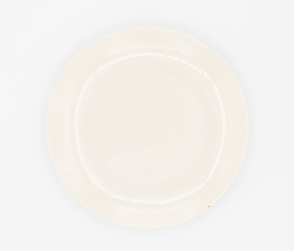 "Museum" Luncheon Plate, Eva Zeisel (American (born Hungary), Budapest 1906–2011 New York City, New York), Porcelain 