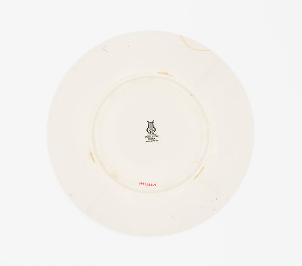 "Museum" Dinner Plate, Eva Zeisel (American (born Hungary), Budapest 1906–2011 New York City, New York), Porcelain
