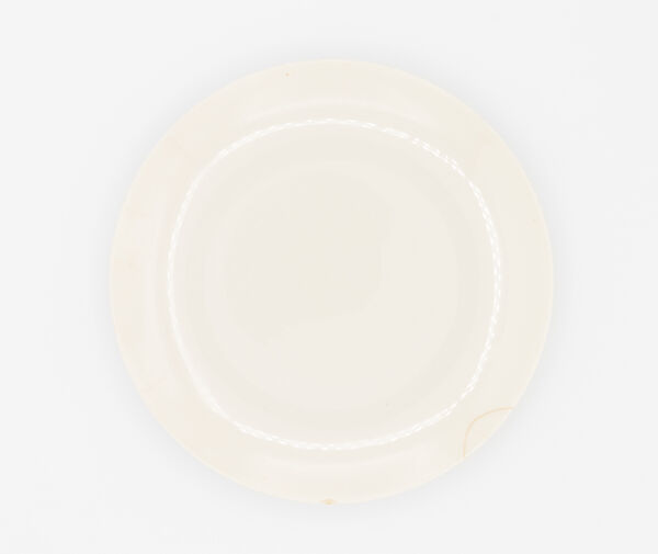 "Museum" Dinner Plate, Eva Zeisel (American (born Hungary), Budapest 1906–2011 New York City, New York), Porcelain 