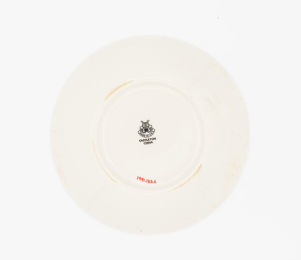 "Museum" Dessert Plate, Eva Zeisel (American (born Hungary), Budapest 1906–2011 New York City, New York), Porcelain