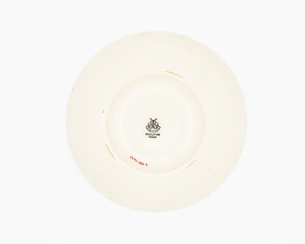 "Museum" Saucer, Eva Zeisel (American (born Hungary), Budapest 1906–2011 New York City, New York), Porcelain