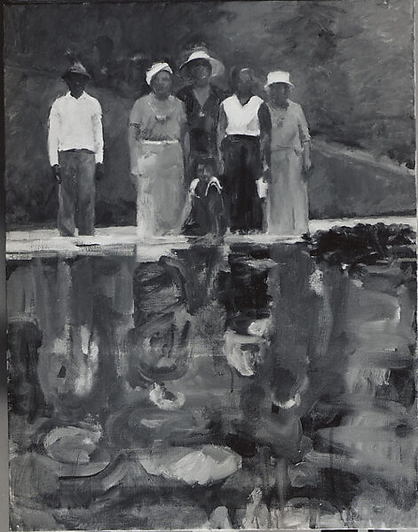 Reflections, Jerome Carlin (American, Chicago, Illinois 1927–2014 Berkeley, California), Oil on canvas 