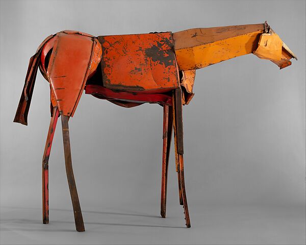 Vermillion, Deborah Butterfield (American, born San Diego, California, 1949), Painted and welded steel