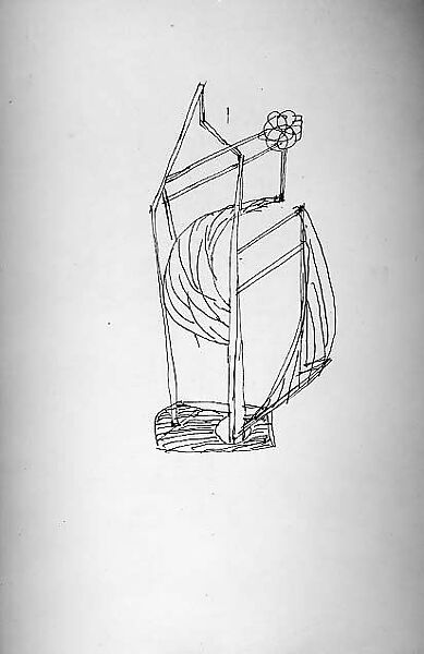 Untitled, Seymour Lipton (American, New York 1903–1986 Locust Valley, New York), Pen and ink on paper