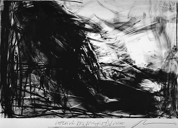 When We Dead Awaken (Act I), Robert Wilson (American, born 1941), Charcoal, pastel, and chalk on paper 