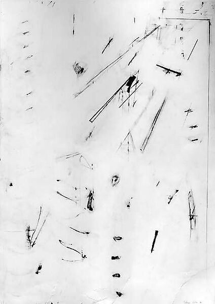 Urban Traces, Ilana Salama Ortar (Israeli, born 1949), Ink marker and graphite on prepared paper 