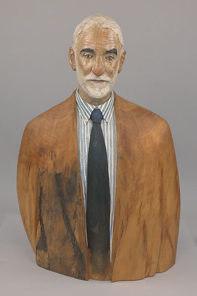 Number of Words Unarrived  (Anthony Caro), Katsura Funakoshi (Japanese, born 1951), Pigmented camphor wood and enamel-coated marble eyes